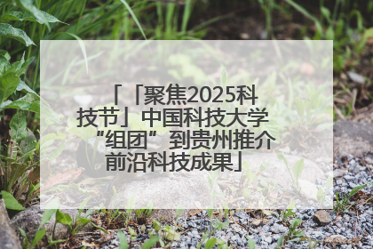 「聚焦2025科技节」中国科技大学“组团”到贵州推介前沿科技成果
