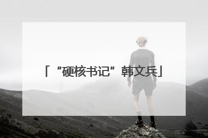 “硬核书记”韩文兵
