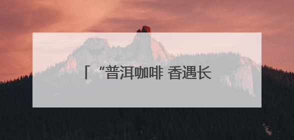 “普洱咖啡 香遇长沙”推介活动启幕