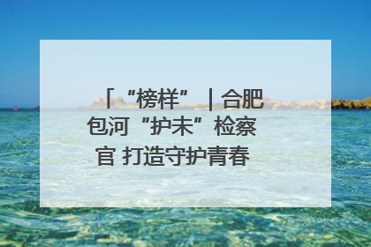 “榜样”｜合肥包河“护未”检察官 打造守护青春成长的永恒灯塔