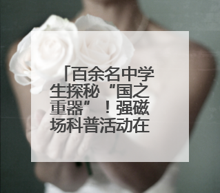 百余名中学生探秘“国之重器”！强磁场科普活动在华科大举行