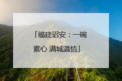 福建诏安：一碗素心 满城温情