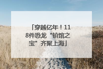 穿越亿年！118件恐龙“镇馆之宝”齐聚上海