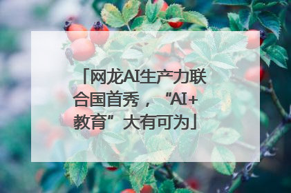 网龙AI生产力联合国首秀，“AI+教育”大有可为