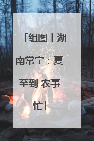 组图丨湖南常宁：夏至到 农事忙