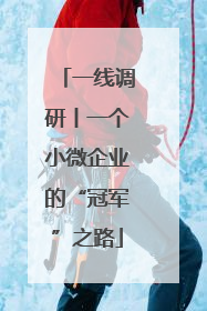一线调研丨一个小微企业的“冠军”之路