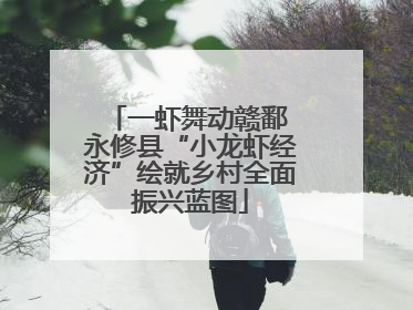一虾舞动赣鄱 永修县“小龙虾经济”绘就乡村全面振兴蓝图