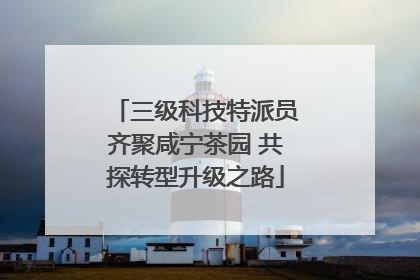 三级科技特派员齐聚咸宁茶园 共探转型升级之路