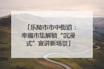 乐陵市市中街道：幸福市集解锁“沉浸式”宣讲新场景