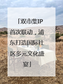 双市集IP首次联动，浦东打造国际社区多元文化盛宴