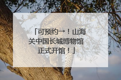 可预约→！山海关中国长城博物馆正式开馆！