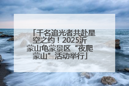 千名追光者共赴星空之约！2025沂蒙山龟蒙景区“夜爬蒙山”活动举行