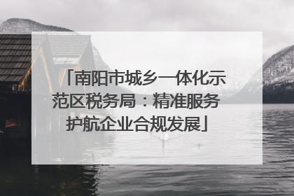 南阳市城乡一体化示范区税务局：精准服务护航企业合规发展