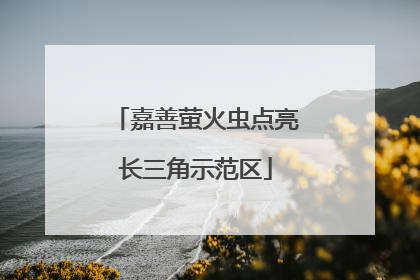 嘉善萤火虫点亮长三角示范区