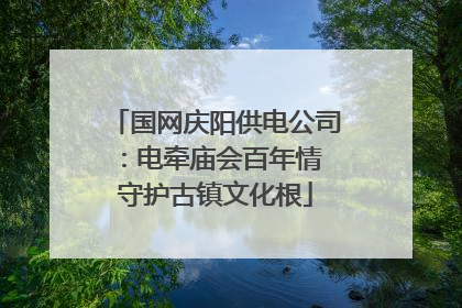 国网庆阳供电公司：电牵庙会百年情 守护古镇文化根