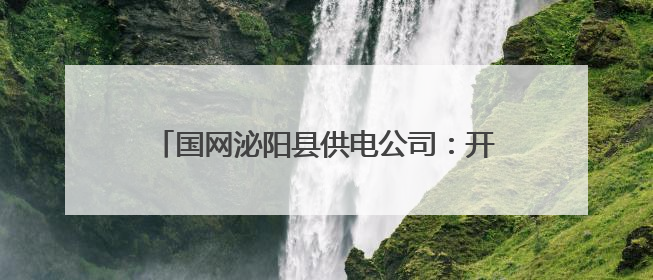国网泌阳县供电公司：开展安全宣传咨询日活动