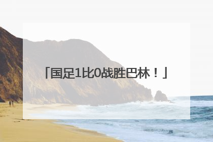 国足1比0战胜巴林！