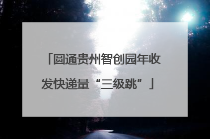 圆通贵州智创园年收发快递量“三级跳”