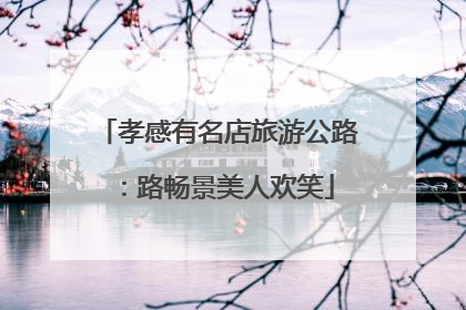 孝感有名店旅游公路：路畅景美人欢笑