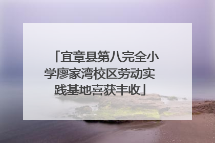 宜章县第八完全小学廖家湾校区劳动实践基地喜获丰收