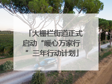 大栅栏街道正式启动“暖心万家行”三年行动计划