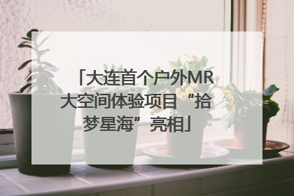 大连首个户外MR大空间体验项目“拾梦星海”亮相