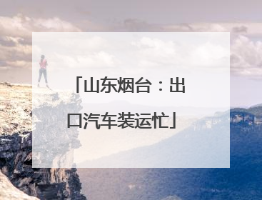 山东烟台：出口汽车装运忙