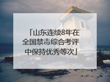山东连续8年在全国禁毒综合考评中保持优秀等次