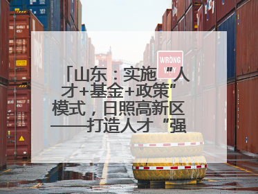 山东：实施“人才+基金+政策”模式，日照高新区——打造人才“强磁场”