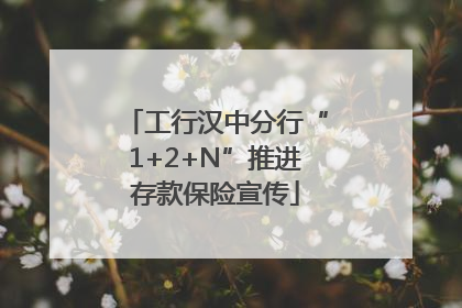 工行汉中分行“1+2+N”推进存款保险宣传