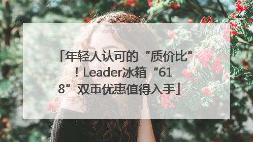 年轻人认可的“质价比”！Leader冰箱“618”双重优惠值得入手