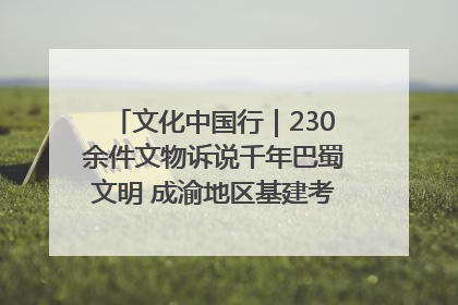 文化中国行｜230余件文物诉说千年巴蜀文明 成渝地区基建考古成果展开展