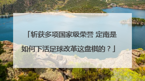 斩获多项国家级荣誉 定南是如何下活足球改革这盘棋的？