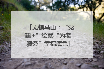 无锡马山：“党建+”绘就“为老服务”幸福底色