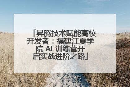 昇腾技术赋能高校开发者：福建江夏学院 AI 训练营开启实战进阶之路