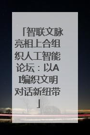 智联文脉亮相上合组织人工智能论坛：以AI编织文明对话新纽带
