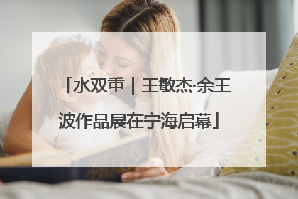水双重｜王敏杰·余王波作品展在宁海启幕
