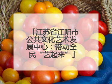 江苏省江阴市公共文化艺术发展中心：带动全民“艺起来”