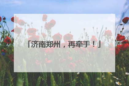 济南郑州，再牵手！