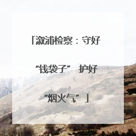 溆浦检察：守好“钱袋子” 护好“烟火气”