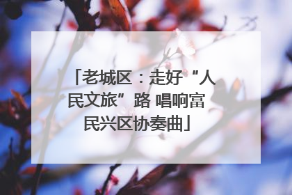 老城区：走好“人民文旅”路 唱响富民兴区协奏曲