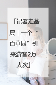 记者走基层｜一个“百草园”引来游客2万人次