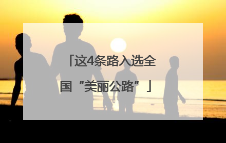 这4条路入选全国“美丽公路”