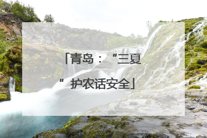 青岛：“三夏”护农话安全