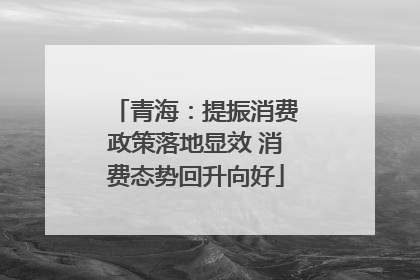 青海：提振消费政策落地显效 消费态势回升向好