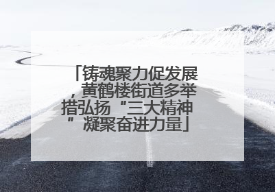 铸魂聚力促发展，黄鹤楼街道多举措弘扬“三大精神”凝聚奋进力量