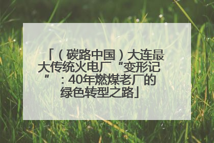 （碳路中国）大连最大传统火电厂“变形记”：40年燃煤老厂的绿色转型之路