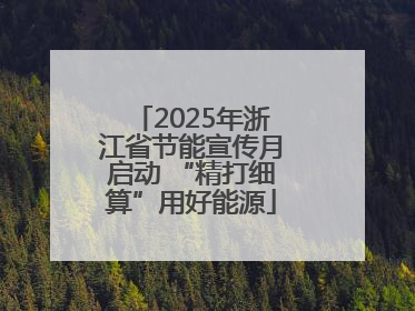 2025年浙江省节能宣传月启动 “精打细算”用好能源