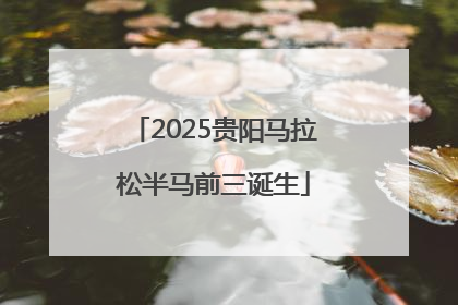 2025贵阳马拉松半马前三诞生