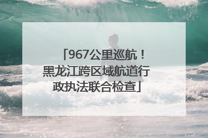 967公里巡航！黑龙江跨区域航道行政执法联合检查